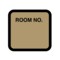 Nevs Printed Chart Labels - Room No 1-7/16" x 1-1/2" Gold w/Black NRBP-S-GOLD - alternate 1